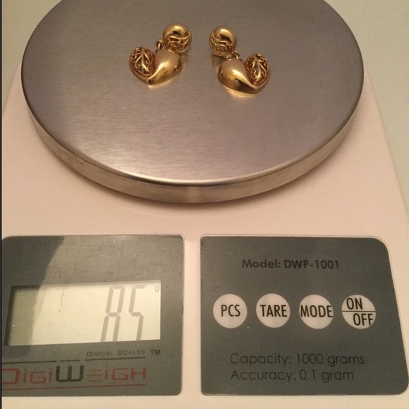 HOST PICK! 14k Heart Earrings - Picture 3 of 4